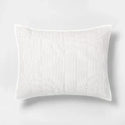 Microstripe Pillow Sham Cream/Gray - Hearth & Hand™ With Magnolia -Home Comprehensive Store GUEST 0411dbda 7209 43ed bfdf 242b502448e9