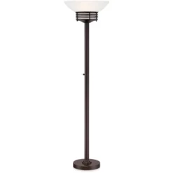 Possini Euro Design Light Blaster Modern Torchiere Floor Lamp 72 1/2" Tall Warm Bronze LED White Frosted Glass Bowl Shade For Living Room Bedroom Home 12 Possini Euro Design Light Blaster Modern Torchiere Floor Lamp 72 1/2" Tall Warm Bronze LED White Frosted Glass Bowl Shade For Living Room Bedroom Home -Home Comprehensive Store GUEST 044fa56b bd09 4af5 a6cf 06424a08986e
