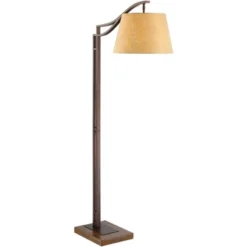 Franklin Iron Works Rustic Farmhouse Arc Floor Lamp With USB Port 60" Tall Bronze Downbridge Faux Leather Empire Shade For Living Room Reading Bedroom 14 Franklin Iron Works Rustic Farmhouse Arc Floor Lamp With USB Port 60" Tall Bronze Downbridge Faux Leather Empire Shade For Living Room Reading Bedroom -Home Comprehensive Store GUEST 051687dc fb93 46fb 83cc 2163974cc378