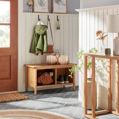 Engineered Stripes Woven Stadium Blanket Terracotta Brown - Hearth & Hand™ With Magnolia 1 Engineered Stripes Woven Stadium Blanket Terracotta Brown - Hearth & Hand™ With Magnolia