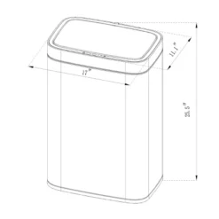 Motion Wastebasket With Liner - Brightroom™ -Home Comprehensive Store GUEST 0e7e13e3 1c51 4968 9797 f05398706d76