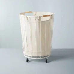 Wire & Fabric Laundry Hamper Sour Cream - Hearth & Hand™ With Magnolia 9 Wire & Fabric Laundry Hamper Sour Cream - Hearth & Hand™ With Magnolia -Home Comprehensive Store GUEST 1172c23f 3103 40d4 b324 2c56bdd6ddc9