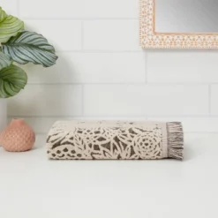 Home Comprehensive Store 11 Allover Pattern Towels Black/White - Opalhouse