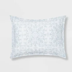 7pc Medallion Comforter Bedding Set With Sheets Blue - Threshold™ -Home Comprehensive Store GUEST 1b3805ea 46f0 414b 99d5 1915257d6441