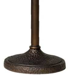Franklin Iron Works Rustic Farmhouse Mission Torchiere Floor Lamp 71 1/2" Tall Roman Bronze 3-Light Frosted Champagne Amber Glass For Living Room -Home Comprehensive Store GUEST 1e7f5826 80ae 460f be74 7af5d1dc346e