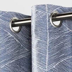 1pc Blackout Modern Stroke Window Curtain Panel - Project 62™