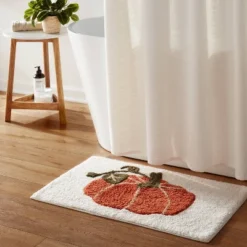 Home Comprehensive Store 30 20"x30" Pumpkin Bath Rug Cream - Threshold™