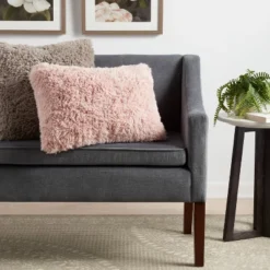 Home Comprehensive Store 52 Faux Fur Throw Pillow - Threshold™