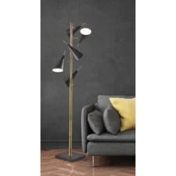 71.5" Owen Tree Lamp Black - Adesso -Home Comprehensive Store GUEST 30cde228 e613 40cf 8e51 6b0c4fd835da