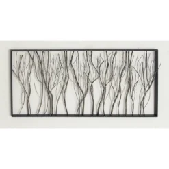 Metal Tree Distressed Dimensional Branch Wall Decor With Black Frame Silver - Olivia & May 7 Metal Tree Distressed Dimensional Branch Wall Decor With Black Frame Silver - Olivia & May -Home Comprehensive Store GUEST 383f7f61 95e3 4aca a85b 1169586d6a7c