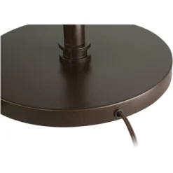 Possini Euro Design Industrial Floor Lamp Adjustable Arm 62.5" Tall Oiled Bronze Metal Light Brown Linen Drum Shade For Living Room Reading -Home Comprehensive Store GUEST 3e750c18 9193 4330 bf37 40277d0edaa0