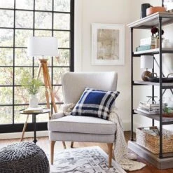 Oak Wood Tripod Floor Lamp Dark Brown - Threshold™ -Home Comprehensive Store GUEST 451eedd8 06bc 43dc bced a0cbcc3d0c93