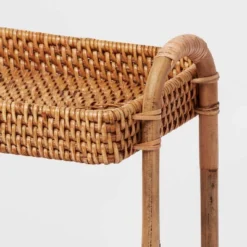 Natural Woven Tiered Vanity Bathroom Tray - Threshold™ -Home Comprehensive Store GUEST 462c379a 8d60 4ce8 a91e 8df2c8036df0