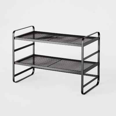 2 Tier Shoe Rack Metal Mesh - Brightroom™ 3 2 Tier Shoe Rack Metal Mesh - Brightroom™ - Image 3