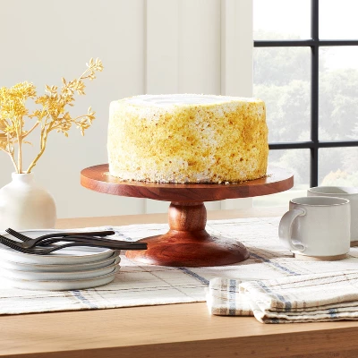 11" Wooden Cake Stand - Hearth & Hand™ With Magnolia 1 11" Wooden Cake Stand - Hearth & Hand™ With Magnolia