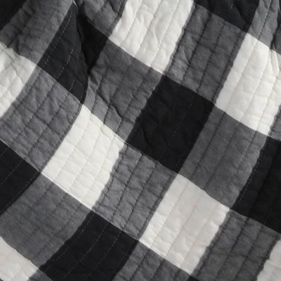 Camden Black Quilted Throw - Levtex Home 2 Camden Black Quilted Throw - Levtex Home - Image 2