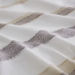 Madison Park 5pc Cove Clipped Jacquard Comforter Set White/Assorted Beiges 14 Madison Park 5pc Cove Clipped Jacquard Comforter Set White/Assorted Beiges -Home Comprehensive Store GUEST 5e050b15 cb07 4d79 847d 6024140b83fa