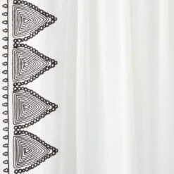 1pc Light Filtering Diamond Border Window Curtain Panel White - Opalhouse™ Designed With Jungalow™ 6 1pc Light Filtering Diamond Border Window Curtain Panel White - Opalhouse™ Designed With Jungalow™ -Home Comprehensive Store GUEST 6a1227ec a22c 4a58 b5cd ea3e9bda3f45