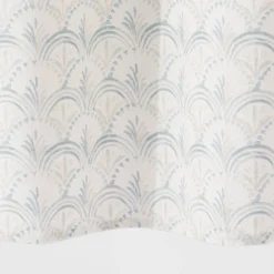 Block Print Scallop Shower Curtain Aqua Blue - Threshold™ -Home Comprehensive Store GUEST 778a054f a5b3 486b 8a5e 47632fd96cbf