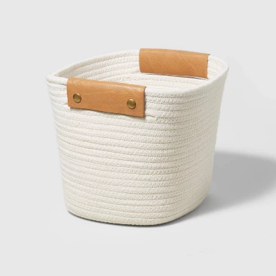 11" Decorative Coiled Rope Basket - Brightroom™ 4 11" Decorative Coiled Rope Basket - Brightroom™ - Image 4