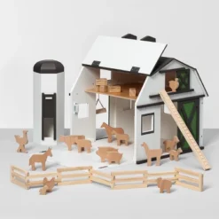 New Release 1 Toy Barn With Animal Figurines - Hearth & Hand™ With Magnolia