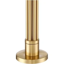 Possini Euro Design Granview Modern Table Lamp 32 1/2" Tall Brass Column Taupe Organza Outer Off White Linen Inner Drum Shade For Bedroom Living Room 12 Possini Euro Design Granview Modern Table Lamp 32 1/2" Tall Brass Column Taupe Organza Outer Off White Linen Inner Drum Shade For Bedroom Living Room -Home Comprehensive Store GUEST 854c71f5 7a3c 4a72 84e2 e29b66f8b9f7