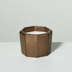Octagonal Ceramic Cashmere & Suede Fall Jar Candle Metallic Bronze - Hearth & Hand™ With Magnolia 8 Octagonal Ceramic Cashmere & Suede Fall Jar Candle Metallic Bronze - Hearth & Hand™ With Magnolia -Home Comprehensive Store GUEST 8d3191e0 b160 4eec bea1 9822c9fa9e34