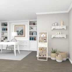 Wood 6 Slot Wall Photo Frame With Floor Stand Brown - Olivia & May -Home Comprehensive Store GUEST 96a3664a 3084 49c8 bfe3 8cc2c1a3714c