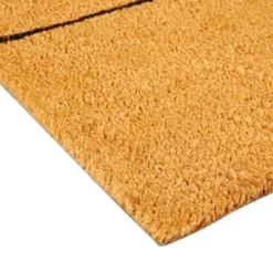 Juvale Natural Coco Coir Large Door Mat, Happy Place Long Outdoor Rug, 17 X 60 In -Home Comprehensive Store GUEST 96bccd33 3a0e 4e70 b229 64d9ab96dd33