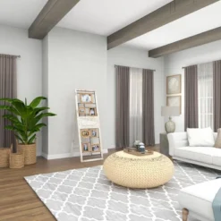 Wood 6 Slot Wall Photo Frame With Floor Stand Brown - Olivia & May -Home Comprehensive Store GUEST 9b795078 94be 4cbf 92e8 14d33a54c41c