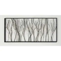 Metal Tree Distressed Dimensional Branch Wall Decor With Black Frame Silver - Olivia & May 6 Metal Tree Distressed Dimensional Branch Wall Decor With Black Frame Silver - Olivia & May -Home Comprehensive Store GUEST 9e915211 409e 44b7 9906 1f57e5ada243