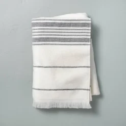 Multistripe Bath Towels Cream/Gray - Hearth & Hand™ With Magnolia 11 Multistripe Bath Towels Cream/Gray - Hearth & Hand™ With Magnolia -Home Comprehensive Store GUEST a3ab88f0 8654 425b a1f7 f62caee554f1