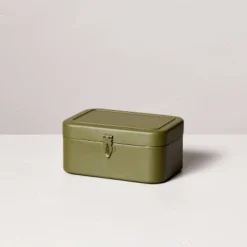 Decorative Metal Storage Box Green - Hearth & Hand™ With Magnolia 8 Decorative Metal Storage Box Green - Hearth & Hand™ With Magnolia -Home Comprehensive Store GUEST a8afceba 0ae7 4309 ba71 a0e1832484a9