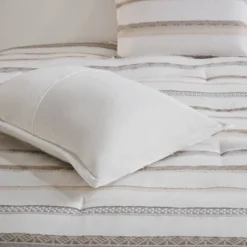 Madison Park 5pc Cove Clipped Jacquard Comforter Set White/Assorted Beiges 12 Madison Park 5pc Cove Clipped Jacquard Comforter Set White/Assorted Beiges -Home Comprehensive Store GUEST ac9a3a26 2761 4a94 aa0e ba22c6213b23