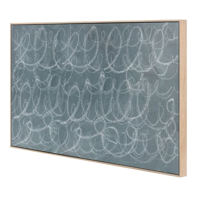 47" X 24" Squiggles Framed Printed Canvas Blue - Threshold™ 1 47" X 24" Squiggles Framed Printed Canvas Blue - Threshold™