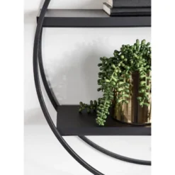 24" Diameter Sequoia Wood And Metal Round Wall Shelf - Kate & Laurel All Things Decor 16 24" Diameter Sequoia Wood And Metal Round Wall Shelf - Kate & Laurel All Things Decor -Home Comprehensive Store GUEST bf82a7ce 8350 452d a743 df224ffe0d7f