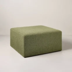 Boucle Upholstered Square Cocktail Ottoman - Hearth & Hand™ With Magnolia -Home Comprehensive Store GUEST c8138be8 ad09 4ec2 9f1f 616946d6507b