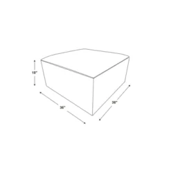 Boucle Upholstered Square Cocktail Ottoman - Hearth & Hand™ With Magnolia -Home Comprehensive Store GUEST cac2a5ad 90c7 4834 b200 227480e1f0ed