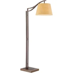 Franklin Iron Works Rustic Farmhouse Arc Floor Lamp With USB Port 60" Tall Bronze Downbridge Faux Leather Empire Shade For Living Room Reading Bedroom 15 Franklin Iron Works Rustic Farmhouse Arc Floor Lamp With USB Port 60" Tall Bronze Downbridge Faux Leather Empire Shade For Living Room Reading Bedroom -Home Comprehensive Store GUEST cebdead3 0670 462e 806c d140c870063f