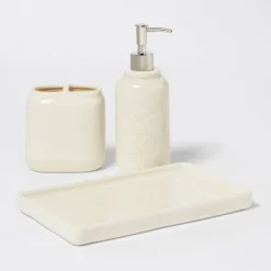 Vanity Tray Crackle Cream - Threshold™ -Home Comprehensive Store GUEST d11a6386 86e7 4beb 8801 a5197434e823