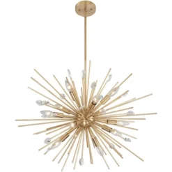Possini Euro Design Janae Plated Gold Chandelier 29 1/2" Wide Modern Sputnik 12-Light Fixture For Dining Room House Foyer Kitchen Island Entryway 11 Possini Euro Design Janae Plated Gold Chandelier 29 1/2" Wide Modern Sputnik 12-Light Fixture For Dining Room House Foyer Kitchen Island Entryway -Home Comprehensive Store GUEST d2ee25e0 8698 4b6a b1c0 66a5efef7c3f
