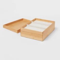 9" X 12" Stackable Bamboo Accessory Tray - Brightroom™ -Home Comprehensive Store GUEST dbfe0d6f 1c5b 4ccd a8a9 a879eda1c6a5