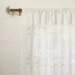 1pc Sheer Banded Geo Macrame Window Curtain Panel White - Opalhouse™ Designed With Jungalow™ 7 1pc Sheer Banded Geo Macrame Window Curtain Panel White - Opalhouse™ Designed With Jungalow™ -Home Comprehensive Store GUEST e45ca8b5 c8fb 4bcd 9418 e1344d66992c