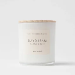 Wood Lidded Glass Wellness Daydream Candle - Threshold™ -Home Comprehensive Store GUEST e7678411 c900 447e 88b9 57b15bd05ed0