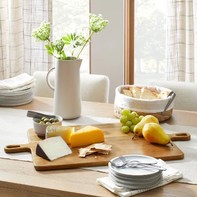 Large Double Handle Wood Serve Board - Hearth & Hand™ With Magnolia 1 Large Double Handle Wood Serve Board - Hearth & Hand™ With Magnolia