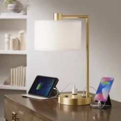 360 Lighting Colby Antique Gold Desk Lamps With Outlet And USB Port Set Of 2 14 360 Lighting Colby Antique Gold Desk Lamps With Outlet And USB Port Set Of 2 -Home Comprehensive Store GUEST fb9fc1fe 388f 44d7 825c 6da7e7393c29